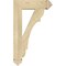 Ekena Millwork Olympic Arts & Crafts Rough Sawn Bracket, Douglas Fir, 4"W x 18"D x 30"H BKT04X18X30OLY03RDF - alternate 3